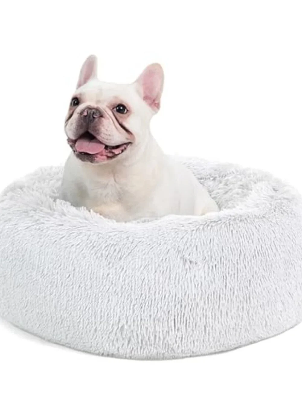 New Calming Dog Bed for Medium Dogs - Donut Washable Medium Pet Bed, 30 inches